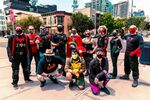 Spectral Hawk, Edgerunner, Nyght, Fallenboy, Hawt Flash, Nyghtingale, Osprey, Axle, Crimson Fist, Hombre Obscuro, Lightfist, and Glitch at San Diego HOPE 2021