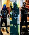 Rose City Watchmen: (L-R) Rush, Arachnight, and Xeno