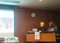 Clean Panther and Raioneru present at Nagoya City Social Welfare Council